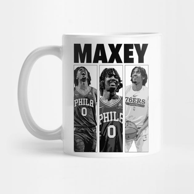 Tyrese Maxey Basketball 3 by Playful Creatives